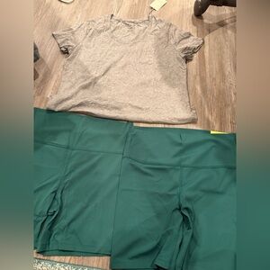 Target Women Everyday Bike Shorts And A New Day T Shirt Bundle New Large